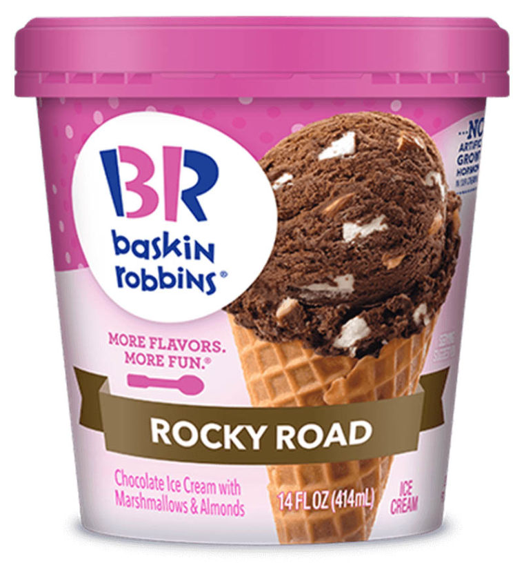 Baskin Robbins Rocky Road Ice Cream