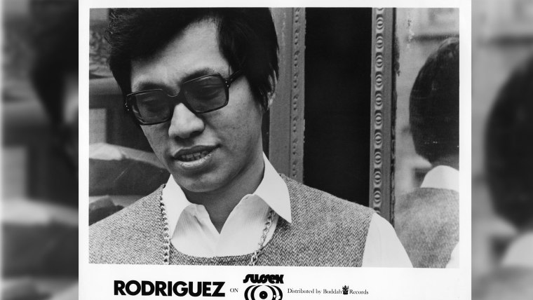 Rodriguez, en poster publicitario de su disquera, a inicios de los setenta.