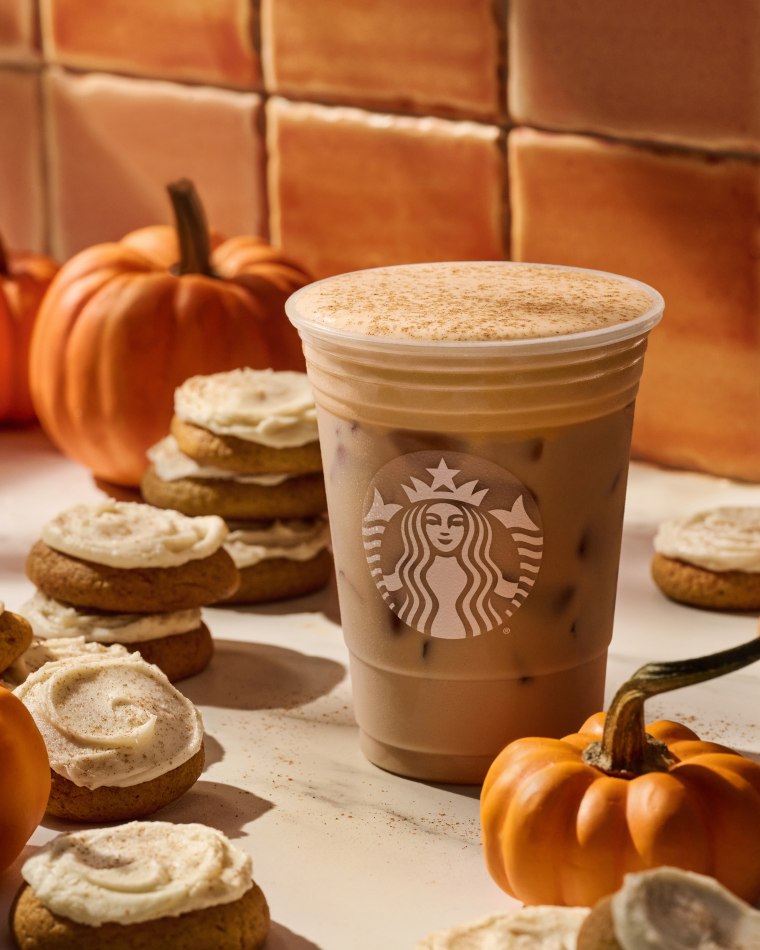 The all-new Iced Pumpkin Cream Chai Tea Latte.