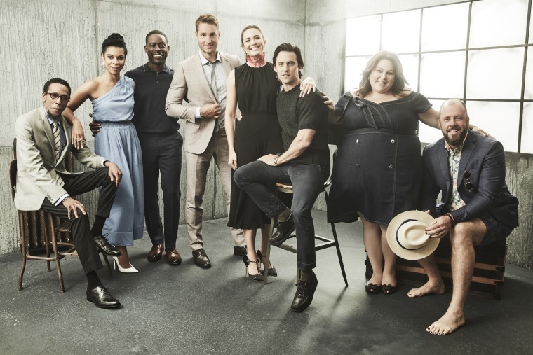 The cast from "This Is Us" poses together in 2017.