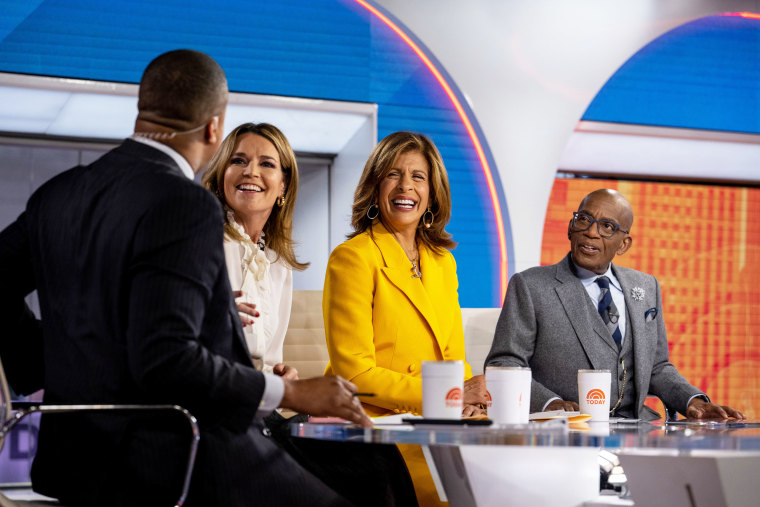 TODAY -- Pictured: Craig Melvin, Savannah Guthrie, Hoda Kotb and Al Roker on Wednesday, January 25, 2023 -- (Photo by: Nathan Congleton/NBC via Getty Images)