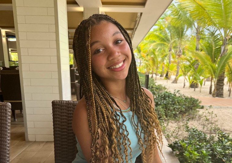 North Carolina teen Autumn Williams was sent home from her job at Chick-fil-A for having an "unnatural" color in her hair, she says. She says her hair looked just like it does in this picture, and that her braids match her natural color.