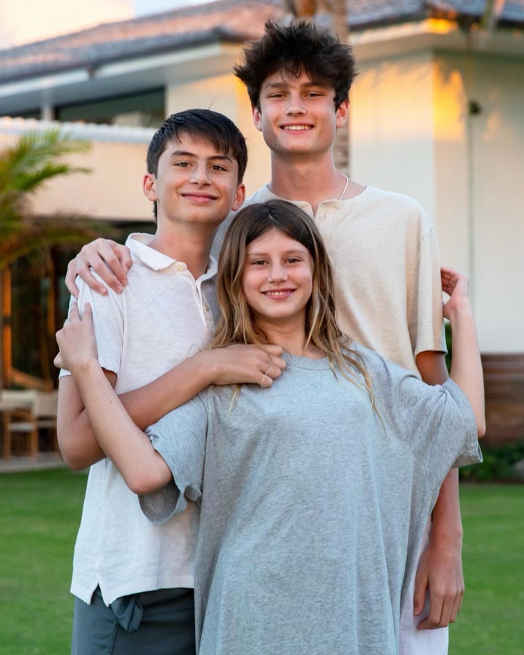 Tom Brady's three children: Jack, Benjamin and Vivian.