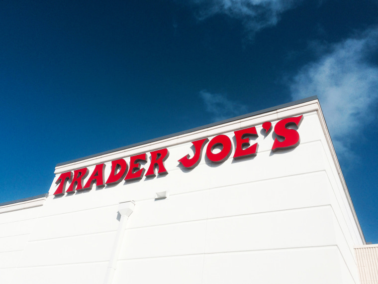 The rear side of the Trader Joe's.