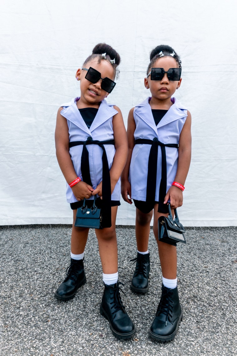 Azaelea & Ilyanah at Twins Days Festival in Twinsburg, Ohio.