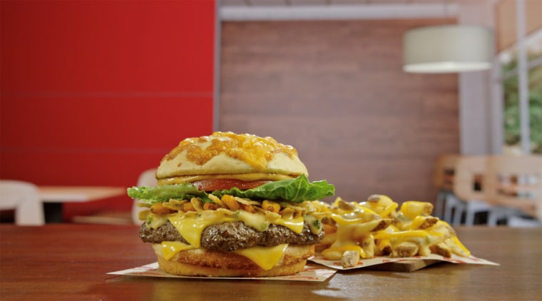 Wendy’s new Loaded Nacho Cheeseburger and Queso Fries.