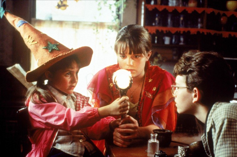 Emily Roeske, Kimberly J. Brown & Joey Zimmerman in Halloweentown, 1998.
