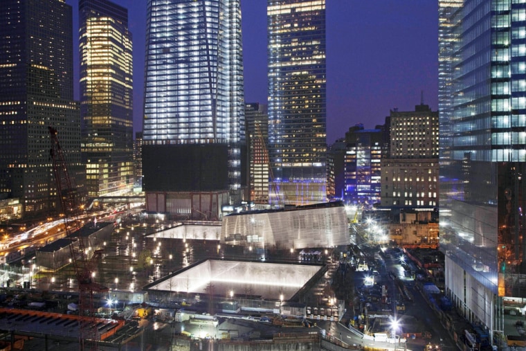 El Memorial Nacional del 11 de septiembre en el World Trade Center, en Nueva York. 