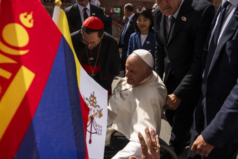 Pope Francis is traveling to Mongolia to encourage one of the world's smallest and newest Catholic communities. 