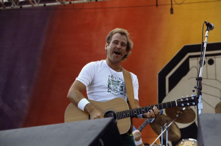 Jimmy Buffett performs during the US Festival