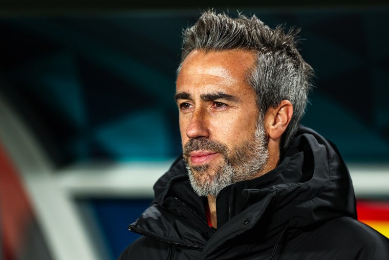 Image: Jorge Vilda, Head Coach of Spain, prior to the FIFA Women's World Cup Australia & New Zealand 2023 Group C match between Spain and Zambia on July 26, 2023 in Auckland, New Zealand.