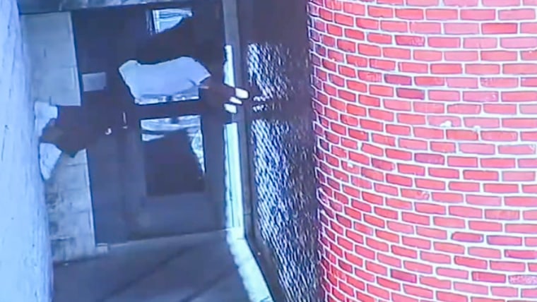 Newly released video footage shows Danelo Cavalcante escaping from prison.