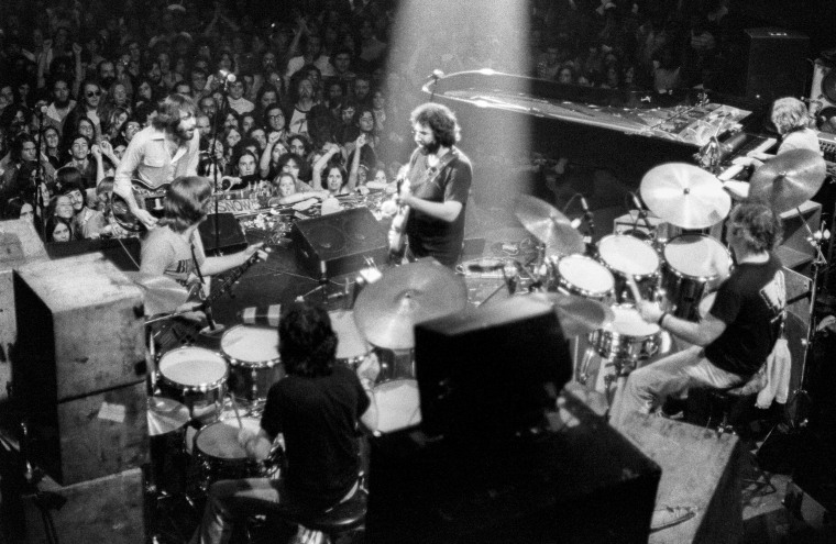 Image: Johnny Garcia and The Grateful Dead perform in San Francisco in 1977.