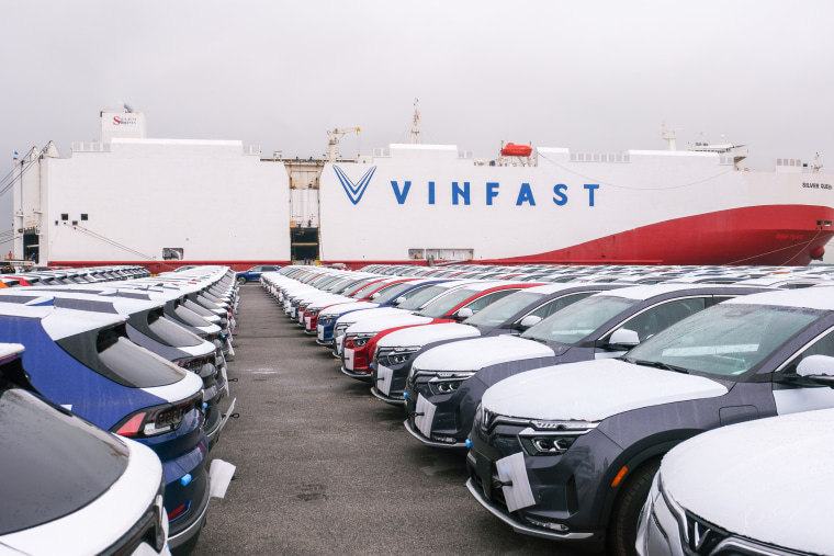 VinFast Ships its First Shipment of Vehicles to US