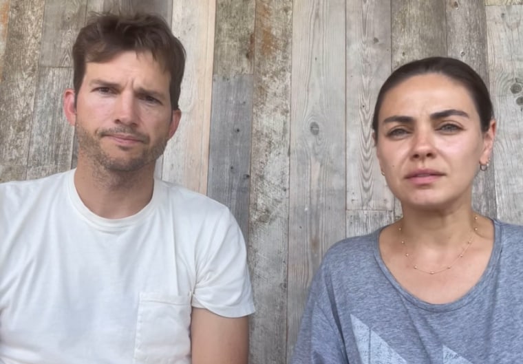 Ashton Kutcher dan Mila Kunis memposting pesan tentang surat karakter yang mereka tulis untuk terpidana pemerkosa Danny Masterson.