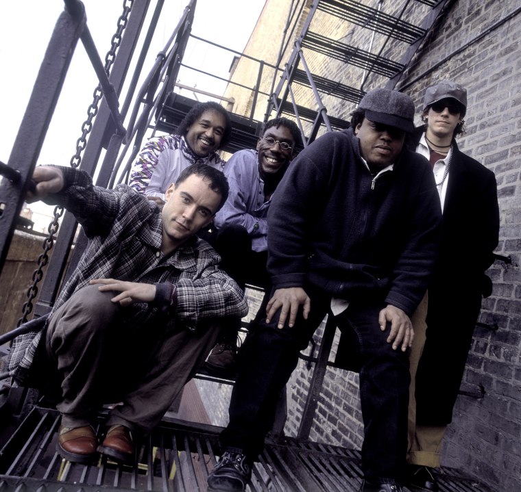Image: The Dave Matthews Band in 1995.