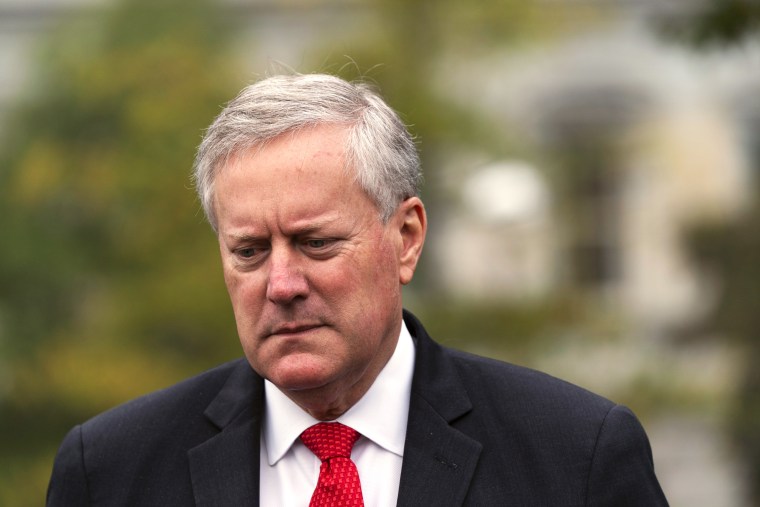 Mark Meadows at the White House