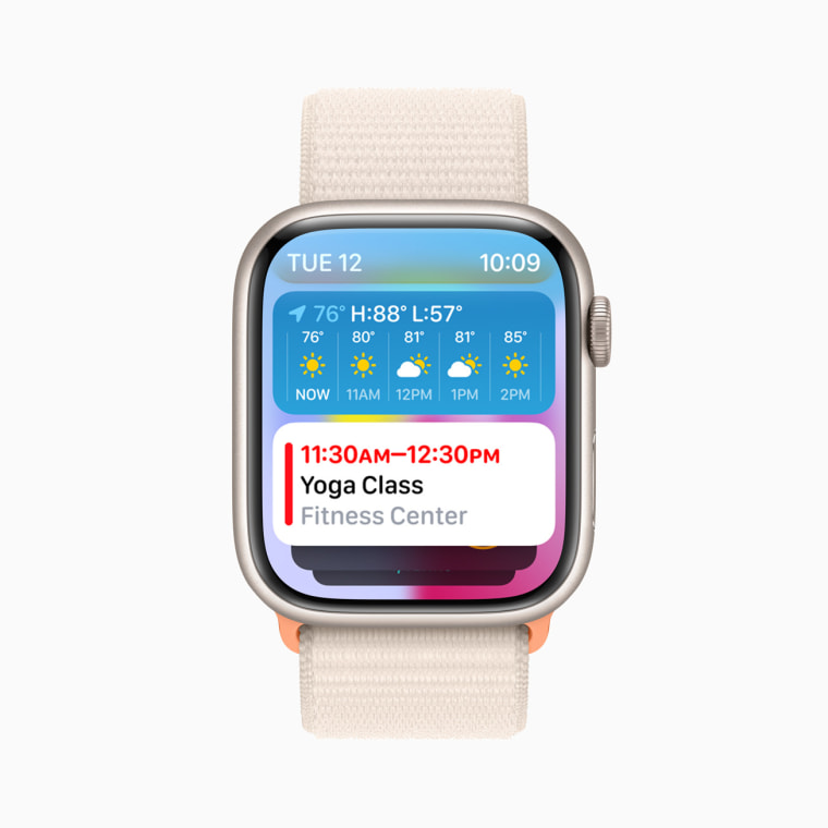 watchOS 10 on Apple Watch Series 9.