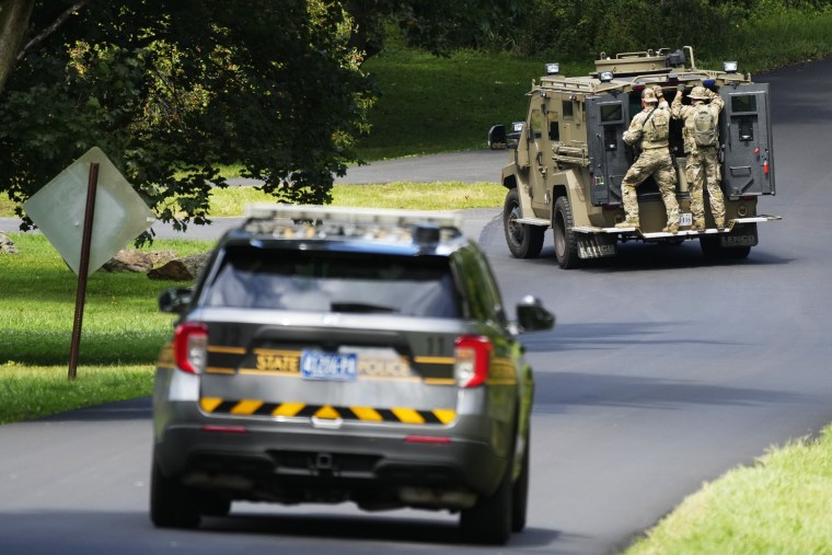 Escaped Pennsylvania killer has a weapon and being pursued by police
