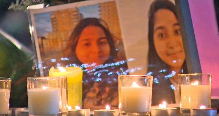 A vigil for Jaahnavi Kandula, the 23-year-old woman who was hit and killed by a marked Seattle Police Department vehicle.