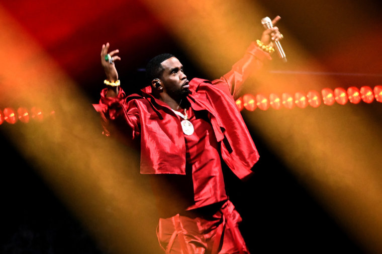 Diddy performs onstage during the 2023 MTV Video Music Awards at Prudential Center on September 12, 2023 in Newark, New Jersey.