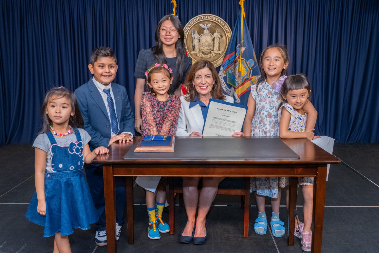 Governor Kathy Hochul today signed legislation to declare Asian Lunar New Year a public school holiday across New York State on Sept. 9, 2023.