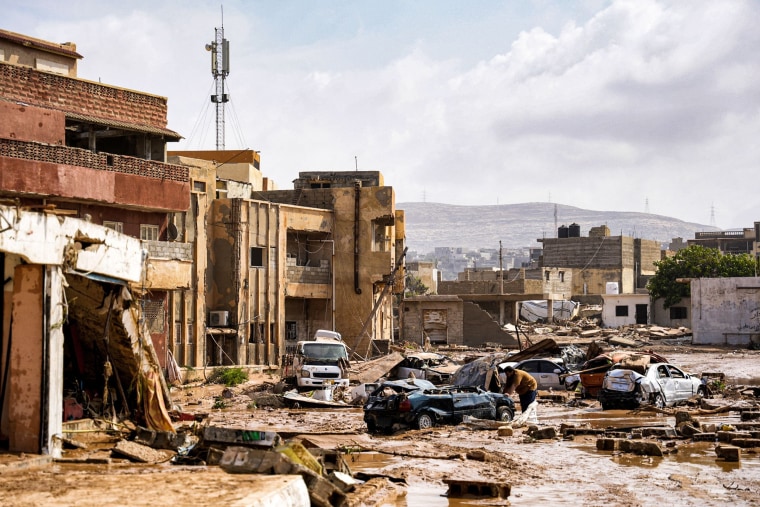 At least 150 people were killed when freak floods hit eastern Libya, officials said on September 11, after the storm's torrential rains battered Turkey, Bulgaria, and Greece.