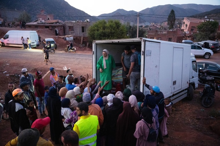 Aftermath Of Earthquake In Marrakech