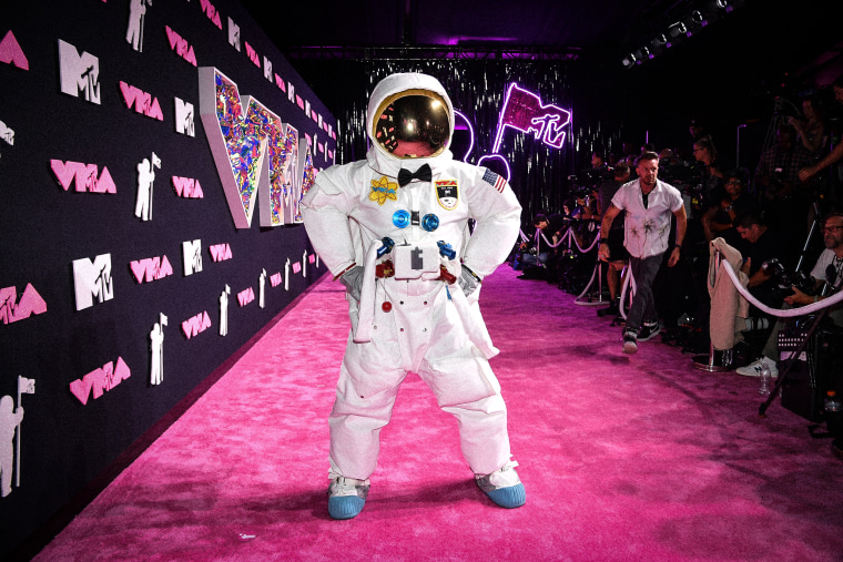 MTV Moonperson  attends the 2023 Video Music Awards at Prudential Center on Sept. 12, 2023 in Newark, N.J.