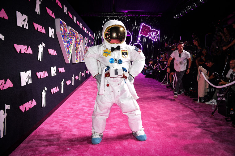 MTV Moonperson attends the 2023 Video Music Awards at Prudential Center on Sept. 12, 2023 in Newark, N.J.