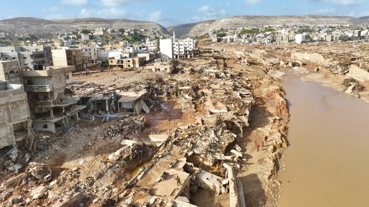 Mediterranean storm Daniel caused devastating floods in Libya that broke dams and swept away entire neighborhoods in multiple coastal towns, the destruction appeared greatest in Derna city. 