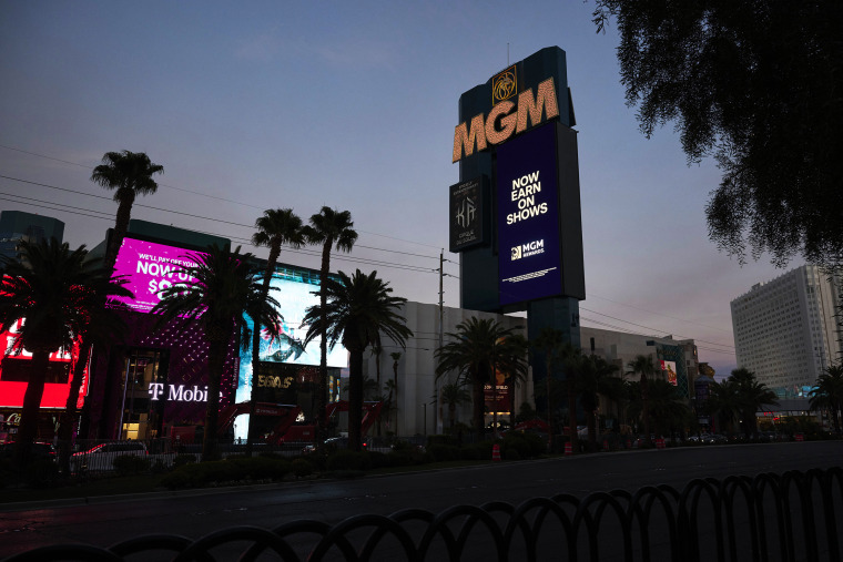 The MGM Grand hotel and casino in Las Vegas
