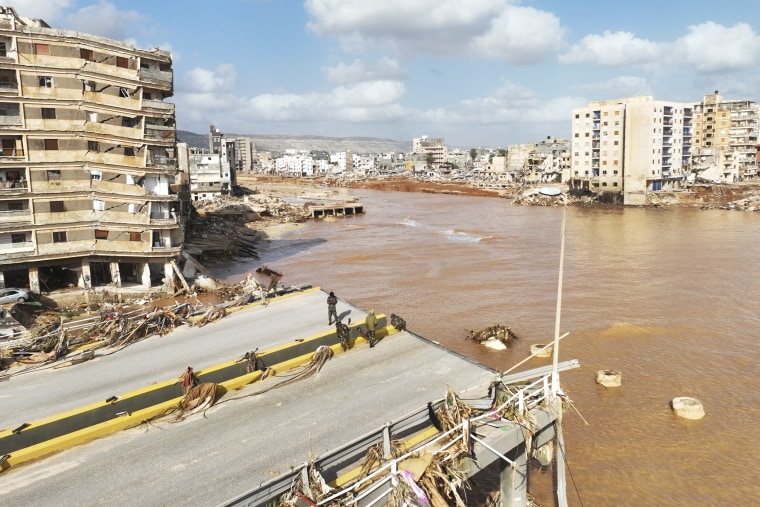 The rainwater that gushed down Derna's mountainside and into the city has killed thousands and left thousands more missing, washing entire neighborhoods out to sea. 