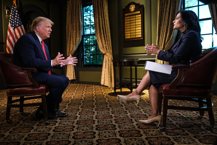 Kristen Welker sits down for an interview with former President Donald Trump.