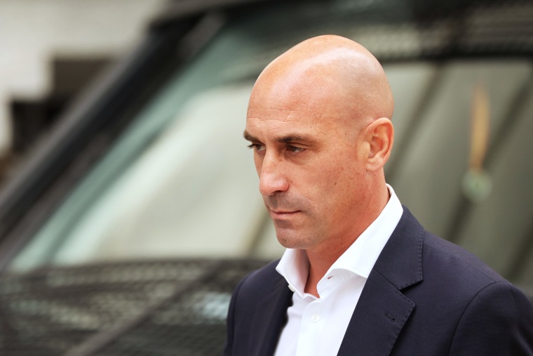 Luis Rubiales leaves the Audiencia Nacional court