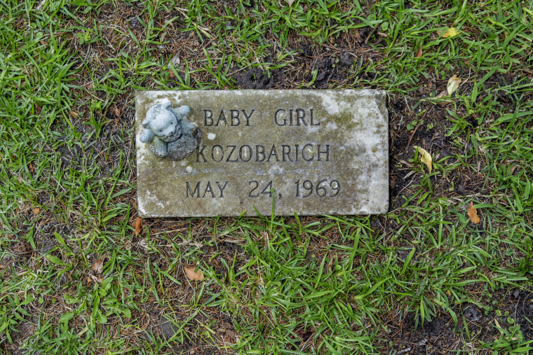 Image:  "Baby Girl" Kocobarich's plot at "Baby Heaven" in Jacksonville, N.C.