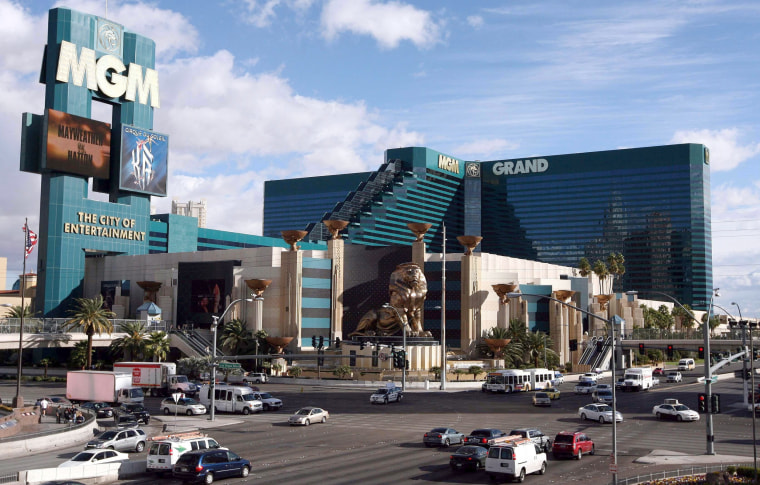 The MGM Grand Arena in Las Vegas.