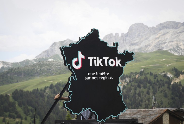 TikTok Car on the Tour de France