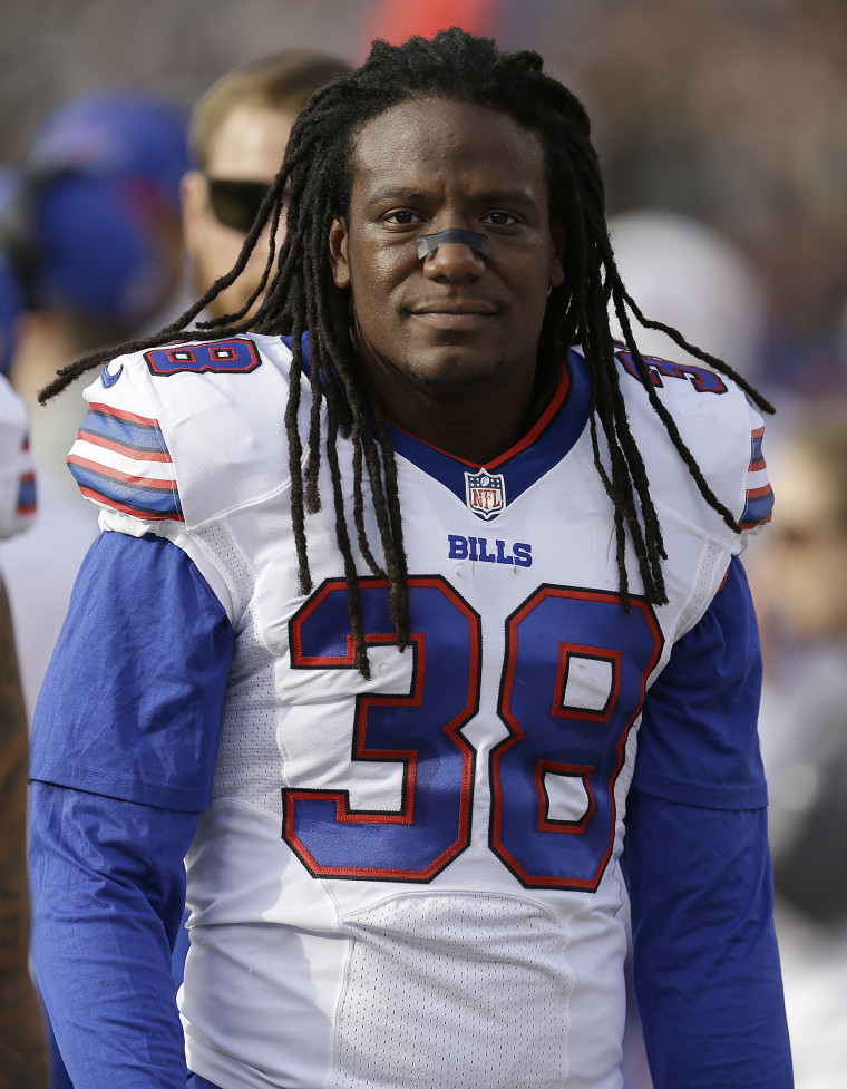 Buffalo Bills defensive back Sergio Brown during an NFL game in Oakland, Calif., on Dec. 4, 2016. 