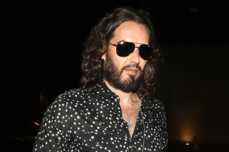 Russell Brand is seen on February 7, 2018 in Los Angeles, California. 