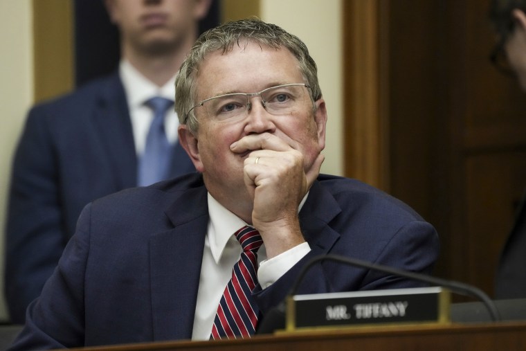 Rep. Thomas Massie, R-Ky., during a House hearing on Sept. 20, 2023.