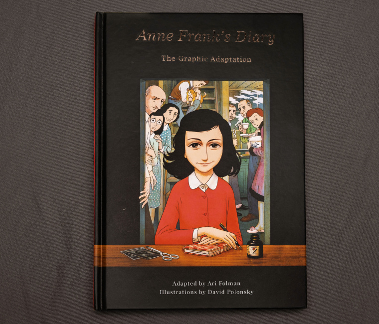 "Anne Frank's Diary: The Graphic Adaptation" by Ari Folman and David Polonsky.