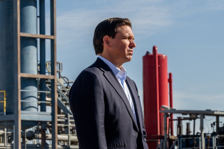 Image: Republican Presidential Candidate Ron DeSantis Campaigns In Texas
