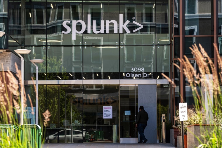 Splunk's office in San Jose, Calif., in 2021. 