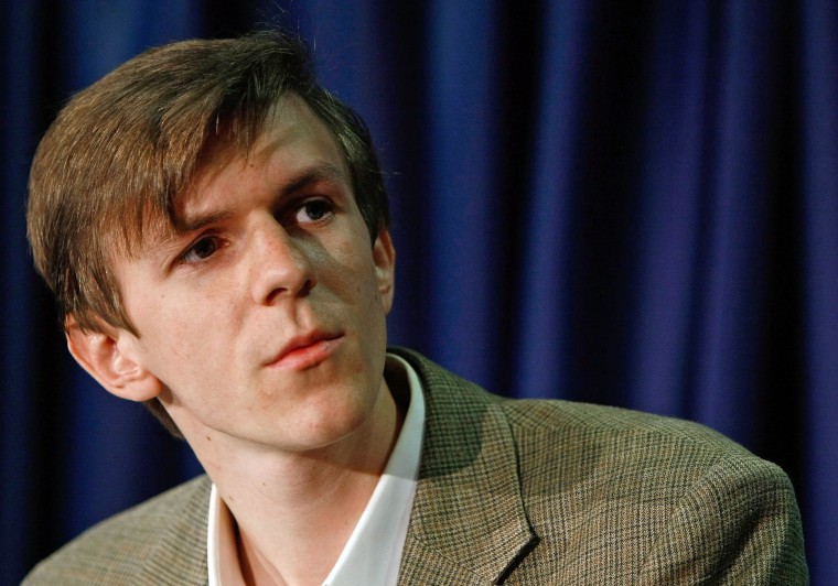 James O'Keefe, the producer of "ACORN Revealed: The Philadelphia Story" at the National Press Club in 2009. 