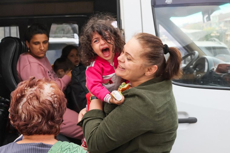 The first group of Nagorno-Karabakh refugees since Azerbaijan's lighting assault against the separatist region entered Armenia on September 24, 2023.