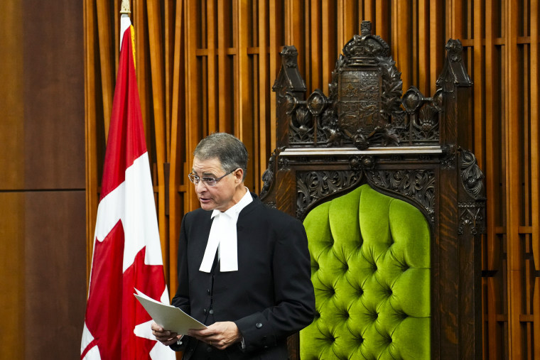 Anthony Rota, speaker of the House of Commons, in Ottawa, Canada, on Sept. 22, 2023.
