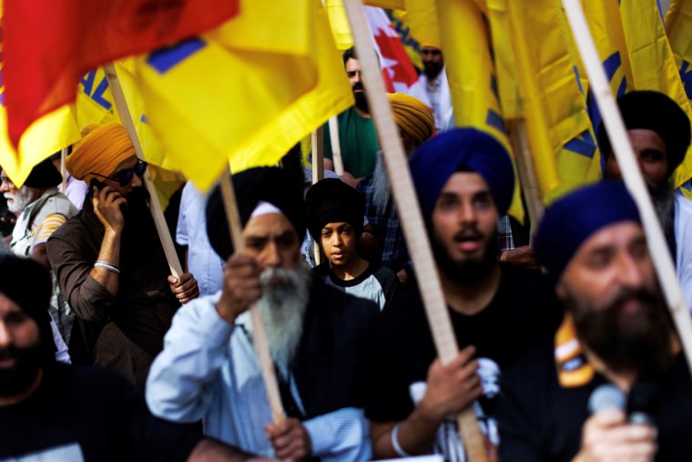 Canadian Sikhs stage protests against Indian government over murder