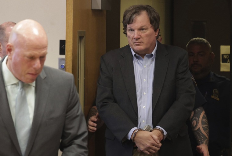 Rex Heuermann appears before Judge Timothy P. Mazzei in Suffolk County Court in Riverhead, N.Y.