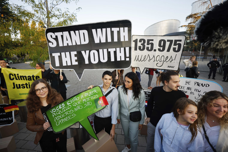 Young climate activists take on European nations in a landmark court case
